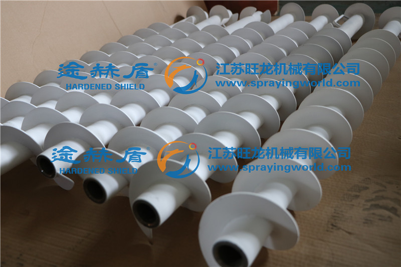 輸送螺旋軸陶瓷涂層噴涂、氧化鋁噴涂、氧化鋯噴涂