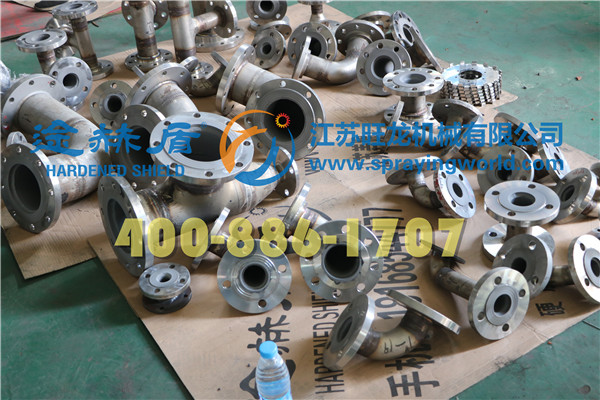 氣流輸送管道噴涂耐磨耐腐涂層